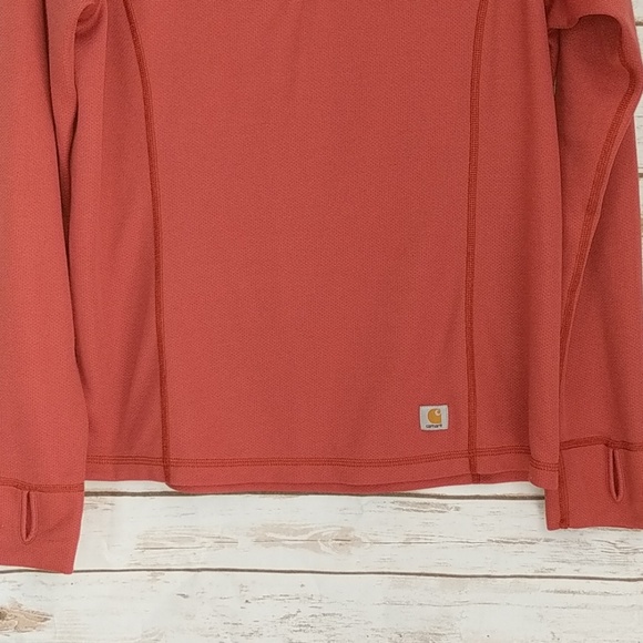 Carhartt Women's Orange Pullover Sweater Large - Picture 3 of 5